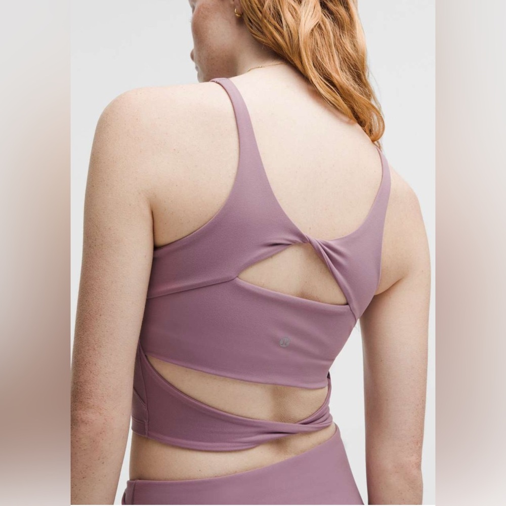 Lululemon Align Twist-Back Tank Top *Light Support, C/D Lavender Lux size 14